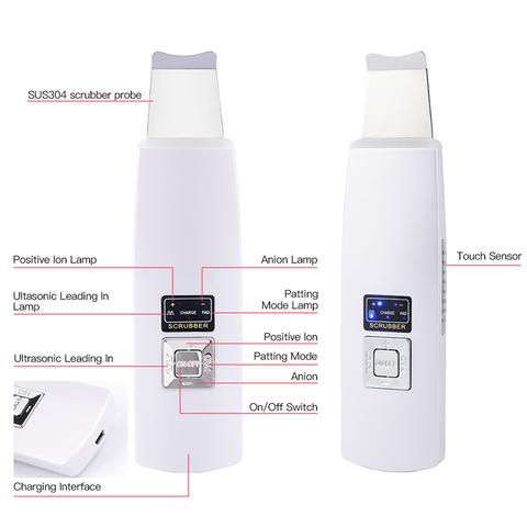 Ultrasonic Skin Scrubber Pro™ – Deep cleansing &amp; skin rejuvenation at studio level 