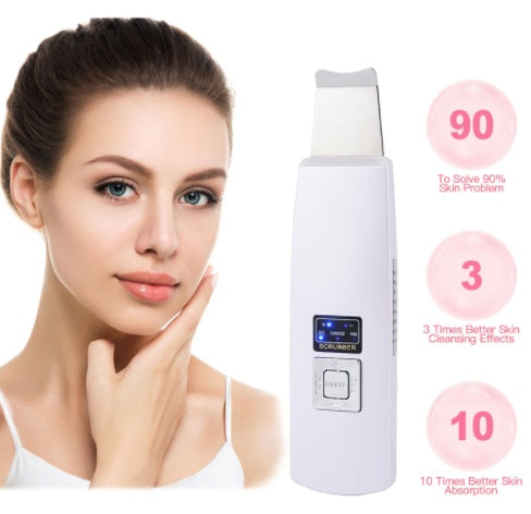 Ultrasonic Skin Scrubber Pro™ – Deep cleansing &amp; skin rejuvenation at studio level 