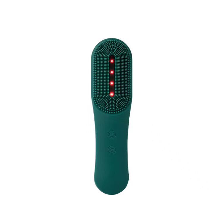 Ultrasonic facial cleansing device with red light – deep care at studio level