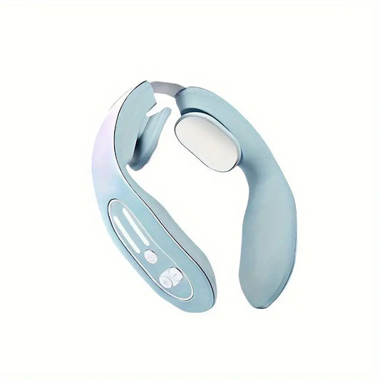 NNETM Intelligent Heated Neck Massager - Gray Blue-1