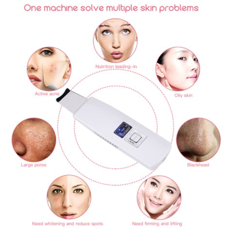Ultrasonic Skin Scrubber Pro™ – Deep cleansing &amp; skin rejuvenation at studio level 