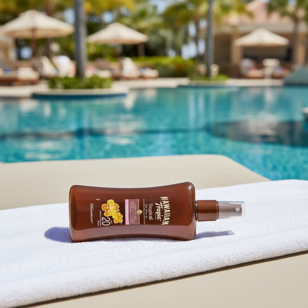 Protective Oil Coconut & Guava Hawaiian Tropic Spf 20 20 (200 ml)-0 Protective Oil Coconut & Guava Hawaiian Tropic