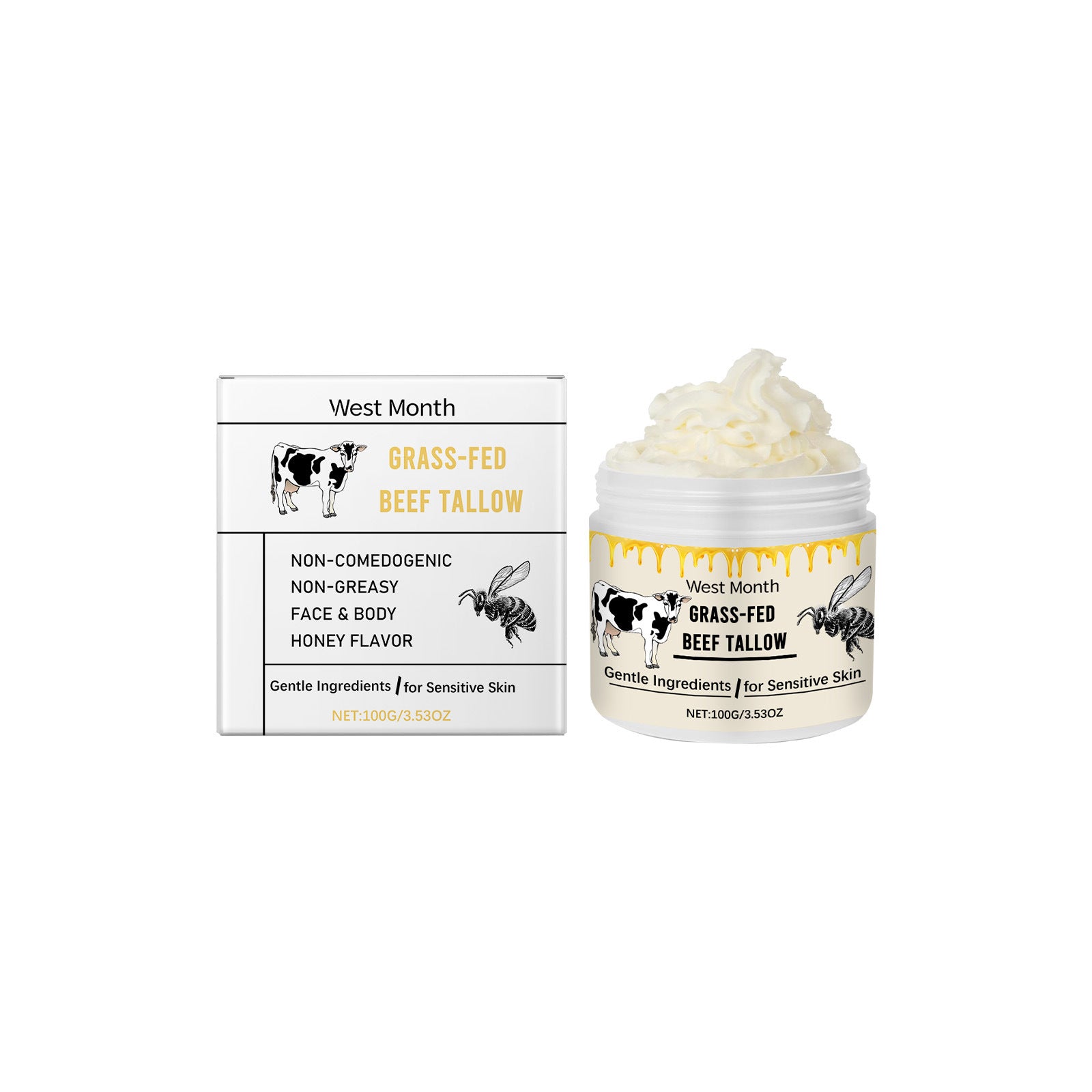 Tallow Honey Moisturizing Cream – Intensive Pflege & natürliche Hautregeneration