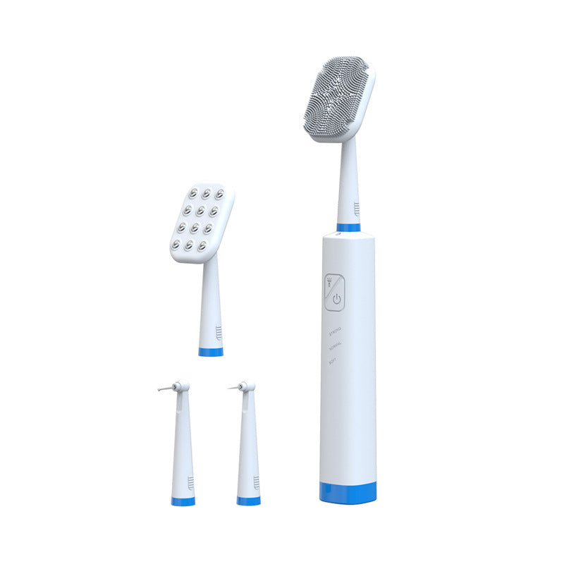 Multifunctional dental and facial cleaning device – White, Blue, Black