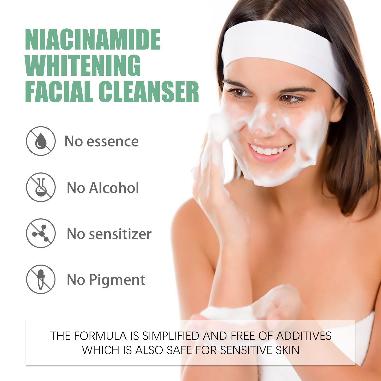 Nicotinamide (Vitamin B3) Facial Cleanser – Gentle Deep Cleansing &amp; Skin Balance