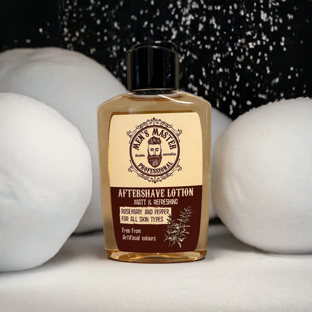 Men's Master Aftershave Lotion „Rosmarin & Pfeffer“ – Erfrischende Pflege nach der Rasur