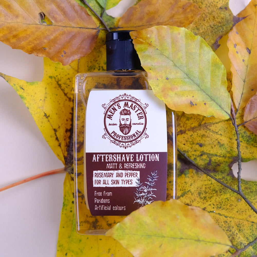 Men's Master Aftershave Lotion „Rosmarin & Pfeffer“ – Erfrischende Pflege nach der Rasur