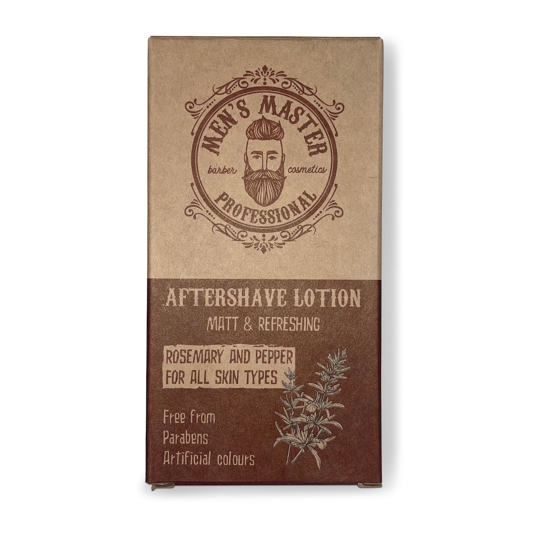 Men's Master Aftershave Lotion „Rosmarin & Pfeffer“ – Erfrischende Pflege nach der Rasur