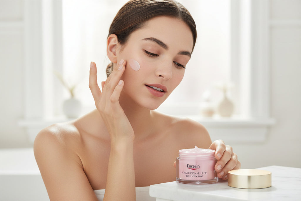 Anti-Aging Tagescreme mit Rosé-Glow SPF 30 – Straffung, Pigmentausgleich & UV-Schutz